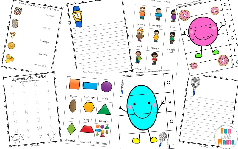 shapes worksheets