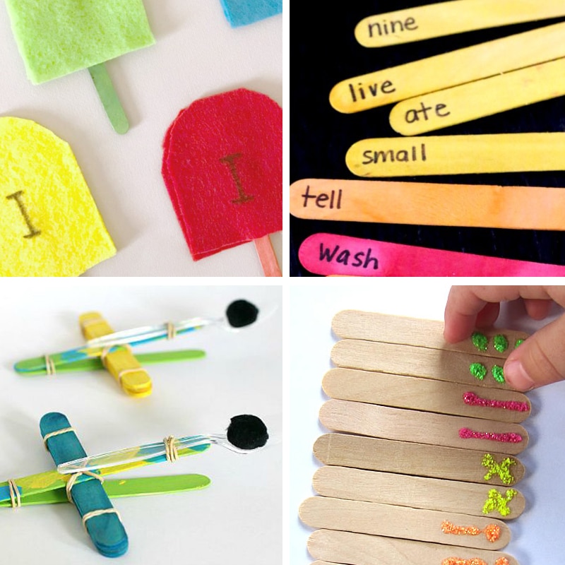 5 AMAZING IDEAS WITH PALETTE STICKS / CRAFTS WITH ICE CREAM STICKS 