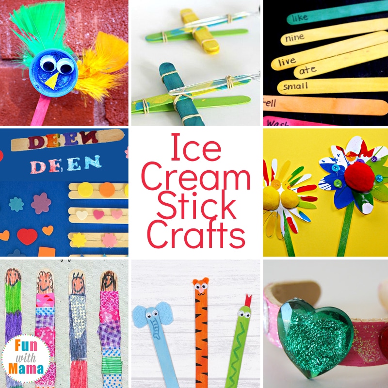 Ice cream stick crafts