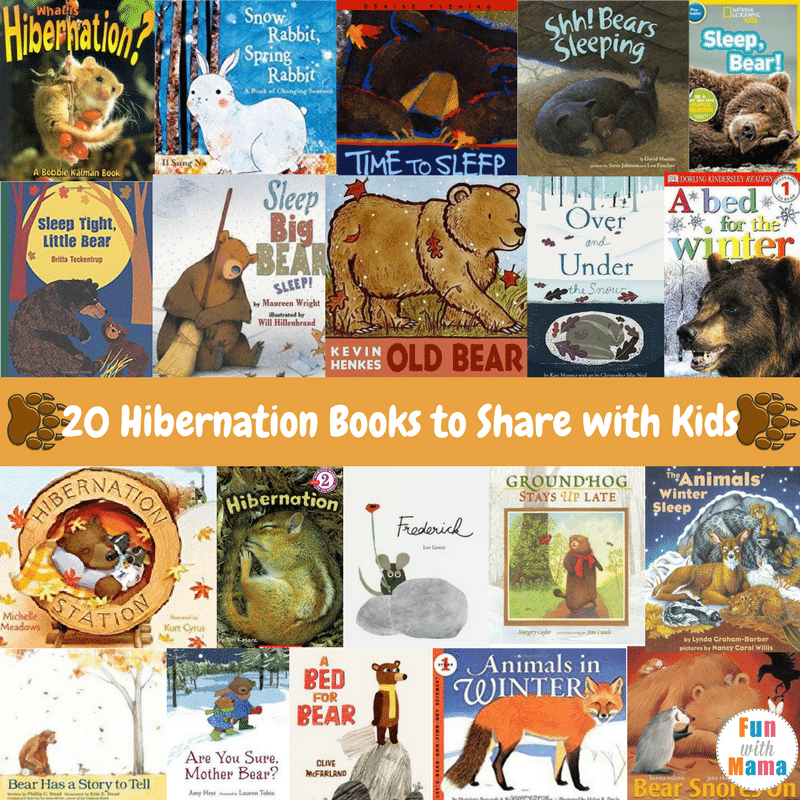 20 Bear Hibernation Books + Animals That Hibernate For Kids - Fun with Mama