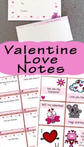 Preschool Valentines Notes - Fun with Mama