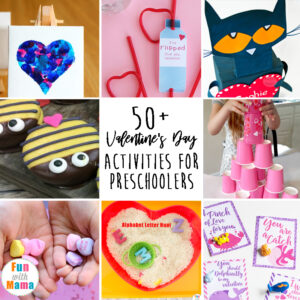 50+ Valentine's Day Activities For Preschoolers. Kids will love these Valentine and Love themed activities including sensory, crafts, STEM and more.