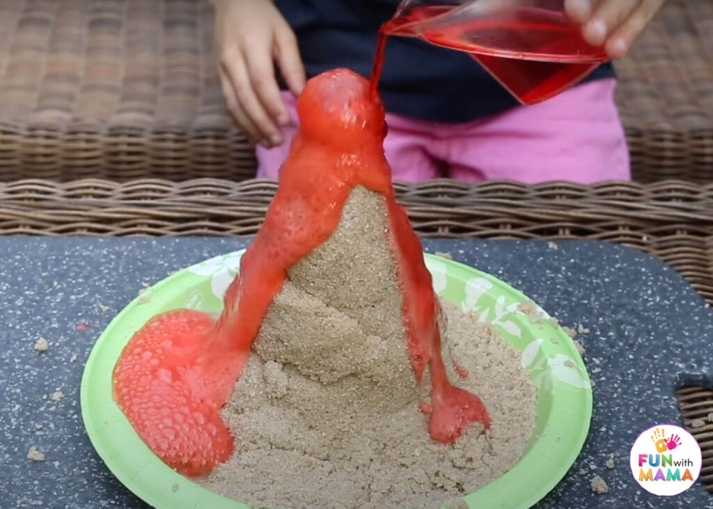 how to make a volcano science experiment eruption