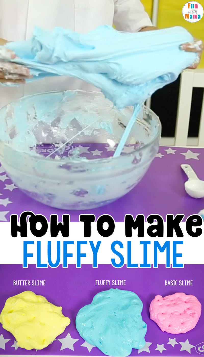 Fluffy Slime Recipe - Learn How To Make Fluffy Slime - Fun with Mama