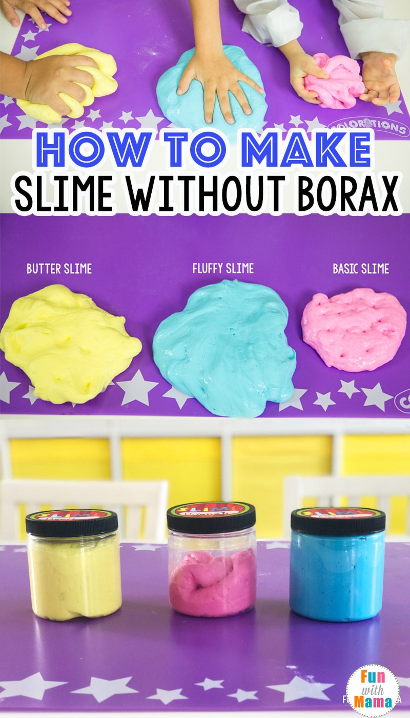 How To Make Slime Without Borax Fun With Mama