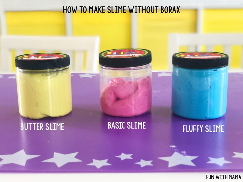 How to make slime without borax ? Easy Recipe  Easy slime recipe, Homemade  slime, Easy slime