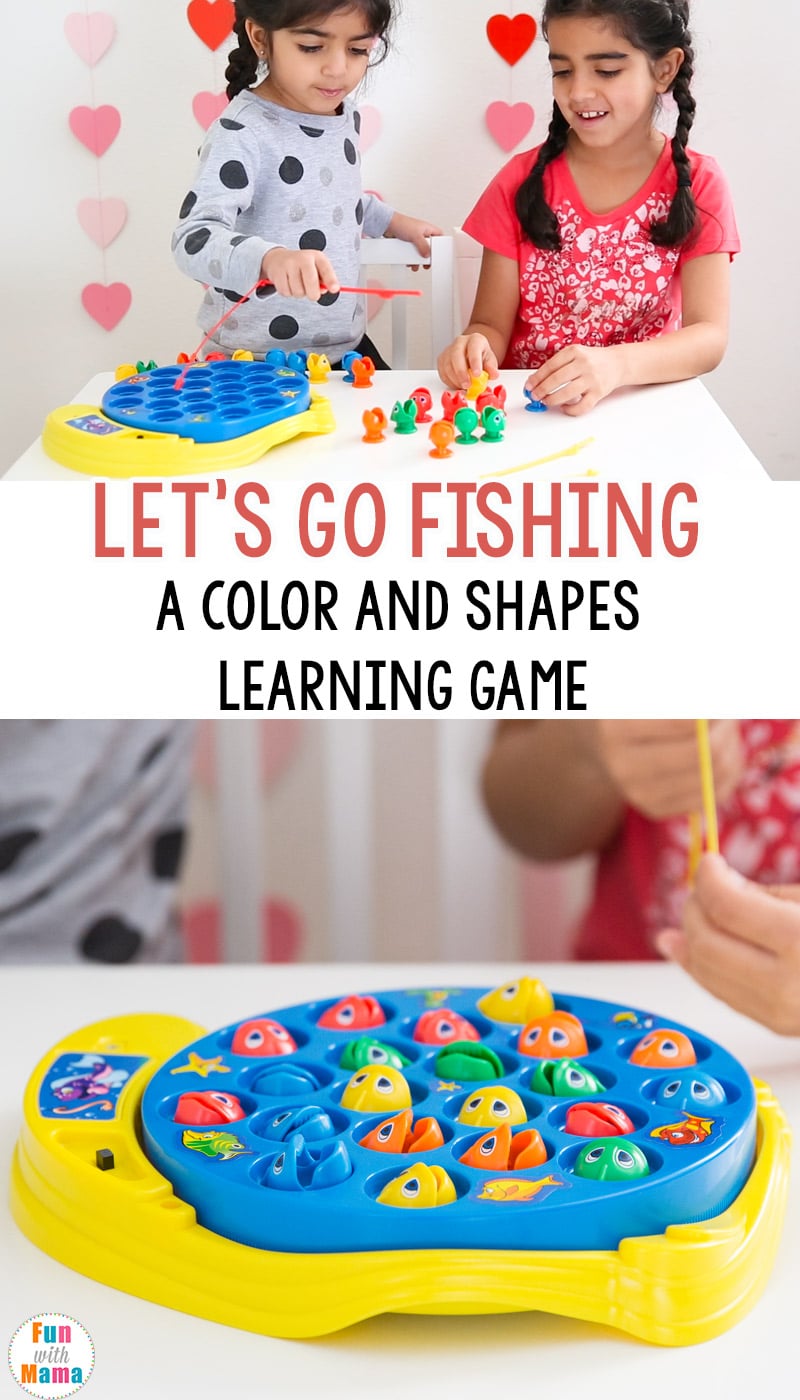 Lets go fishing game kids toy review