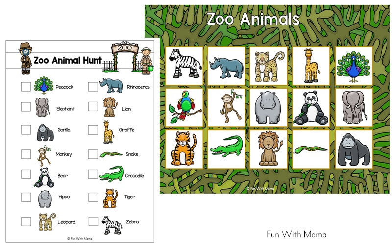 activities for preschoolers about animals