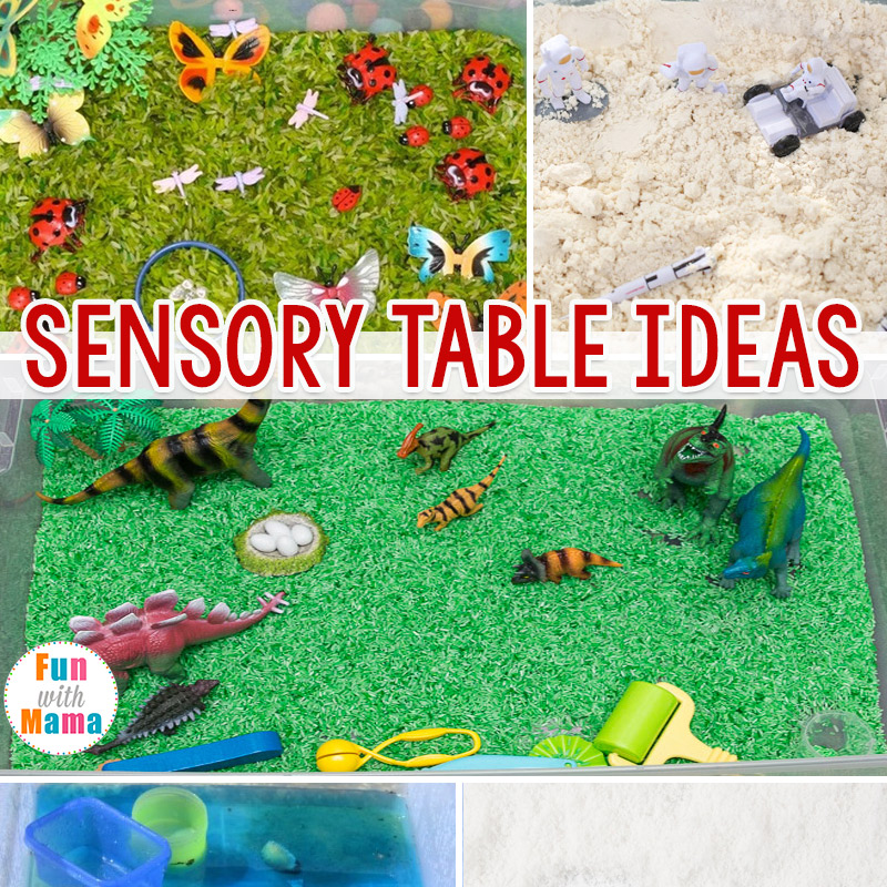 Sensory Table Ideas - Sensory Activities for Toddlers