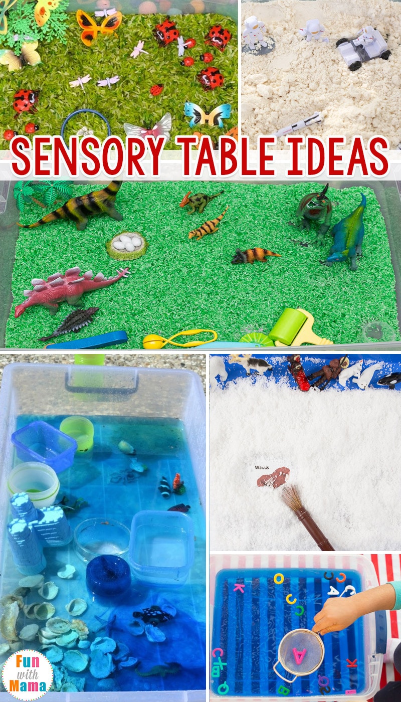 sensory table ideas