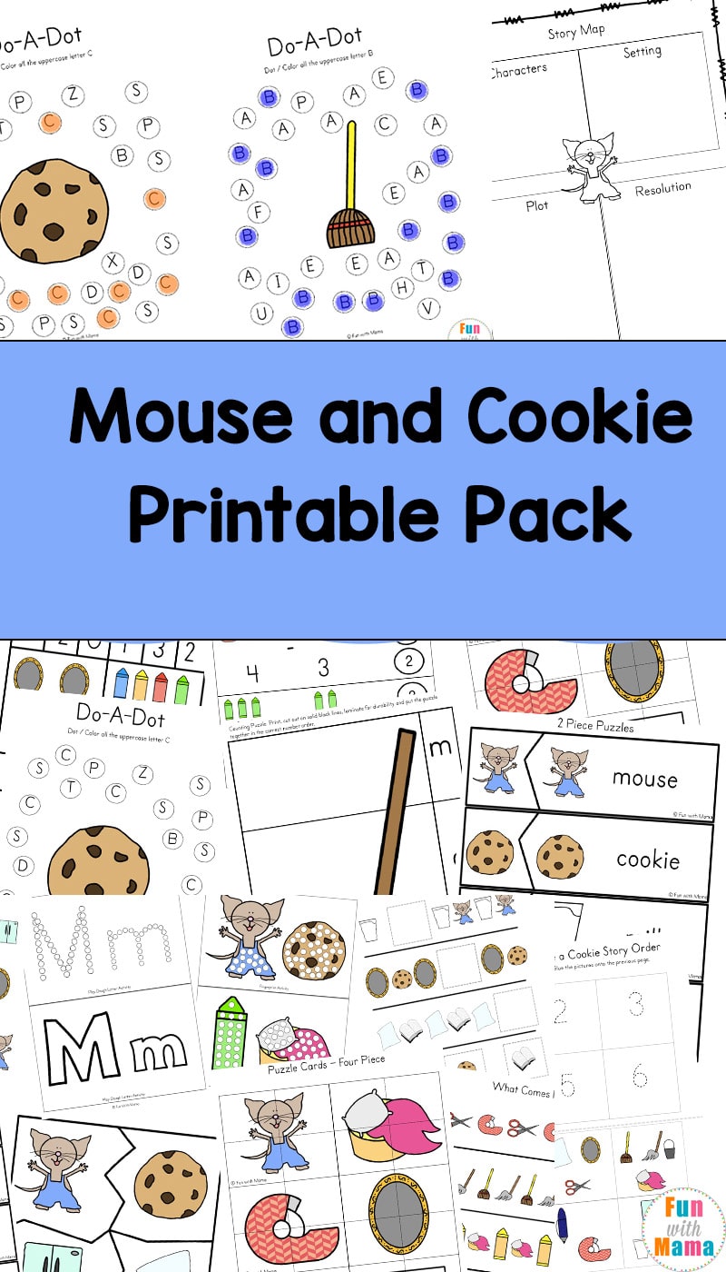 If you Give a Mouse a Cookie Printable Activities Fun with Mama