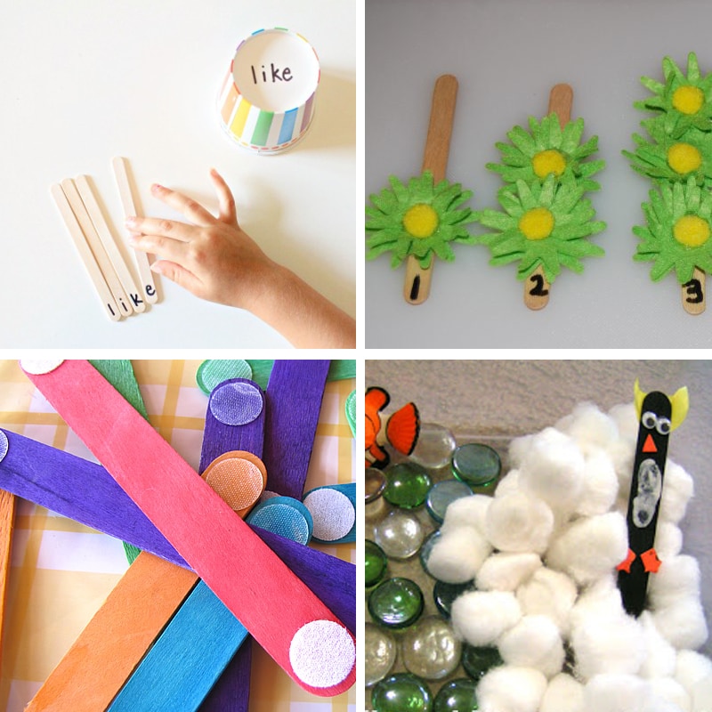 Ice Cream Stick Activity Ideas For Hands On Learning