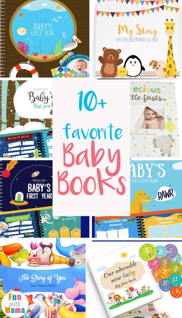 A baby's first year is full of first, special moments, and obviously growing. It is absolutely overwhelming to think of trying to remember all of these. That's where baby books come into play and help you remember all the special moments for years to come. These are my favorites.