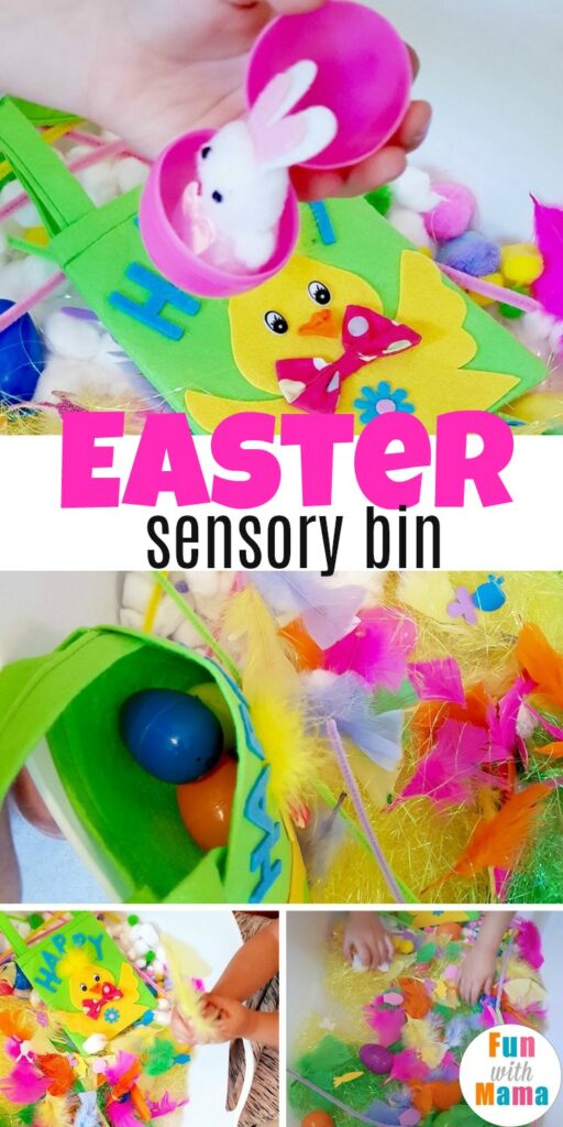Easter sensory bin pinterest