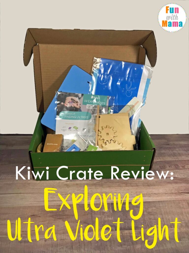 Kiwi Crate Review: Exploring Ultra Violet Light