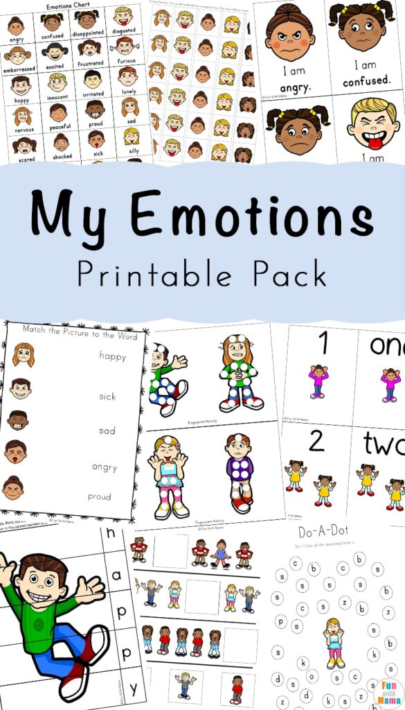printable emotions worksheet