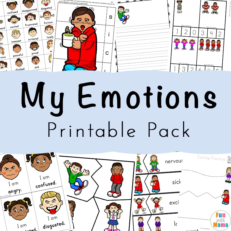 Printable Emoji Feelings Chart