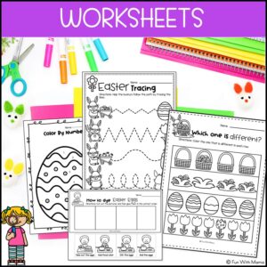 Easter Activities For Toddlers and Preschool Printables - Fun with Mama