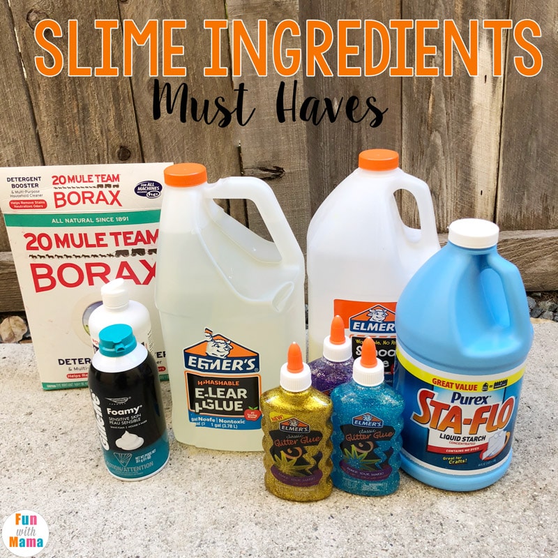 Liquid Starch Slime Only 3 Ingredients! - Little Bins for Little Hands
