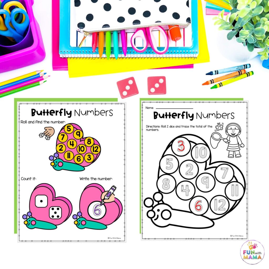 Butterfly Roll The Number