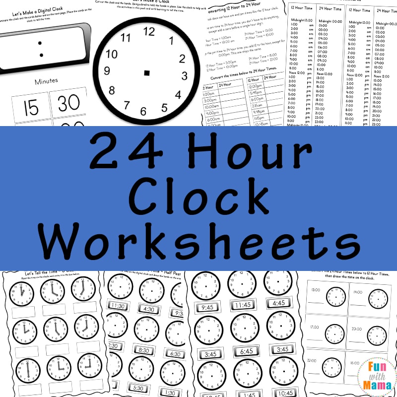 telling time worksheets