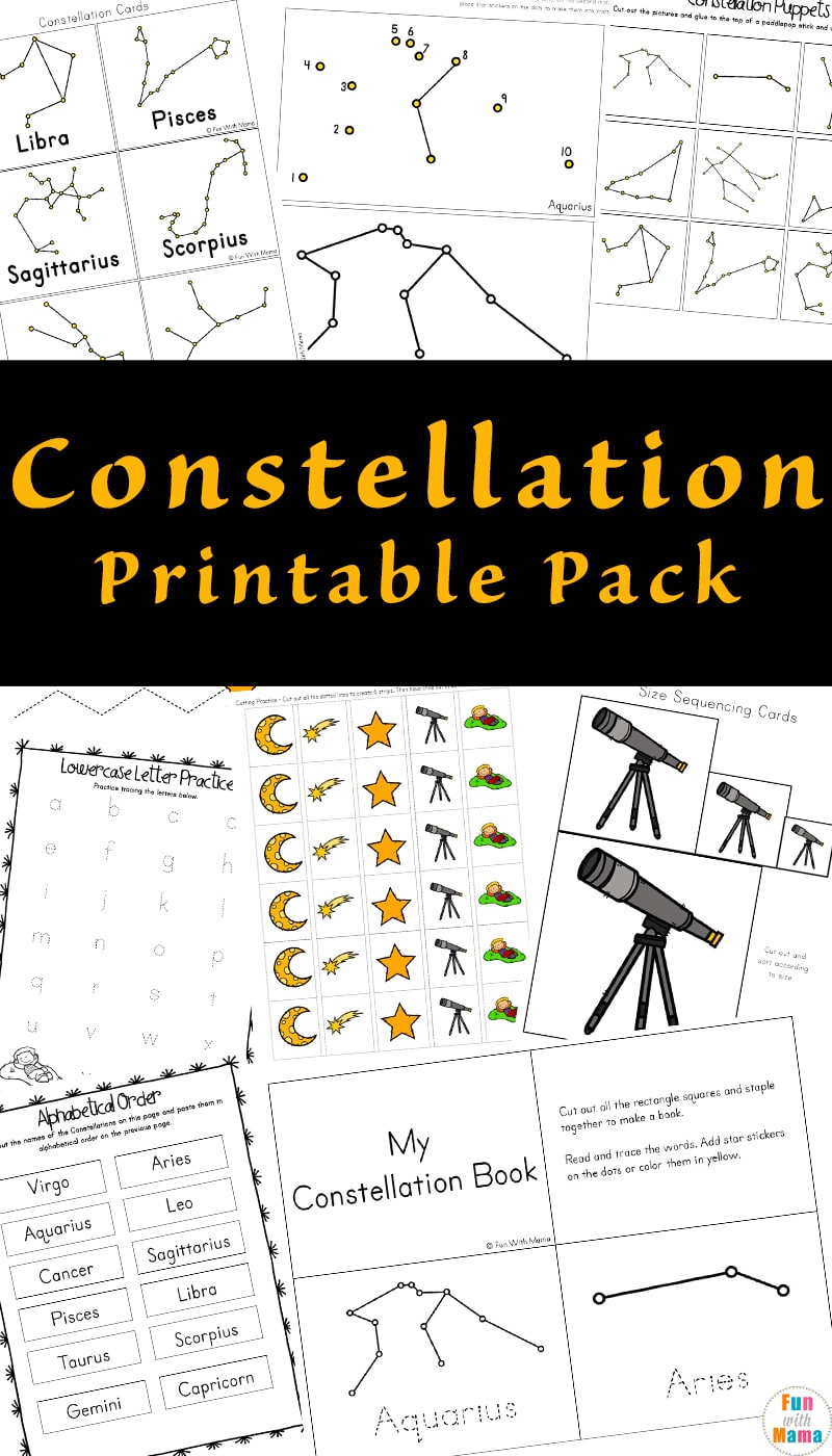 constellation printable pack