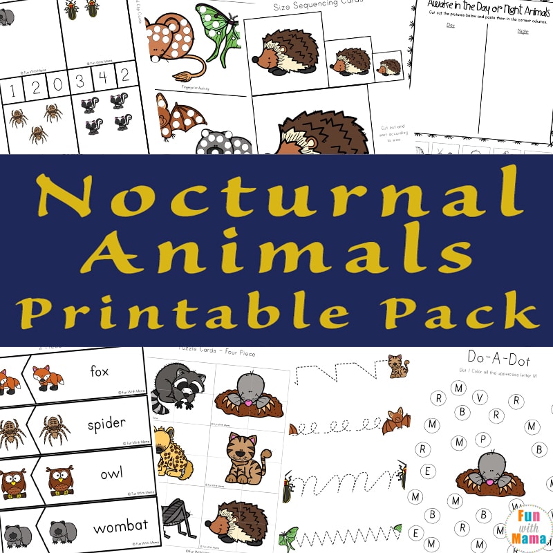 Toddler Playschool: N is for Nighttime {free printable} - Do Play Learn