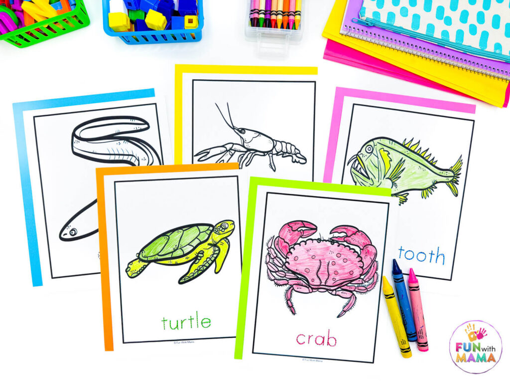 ocean coloring pages