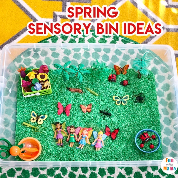 Art Supplies Sensory Box