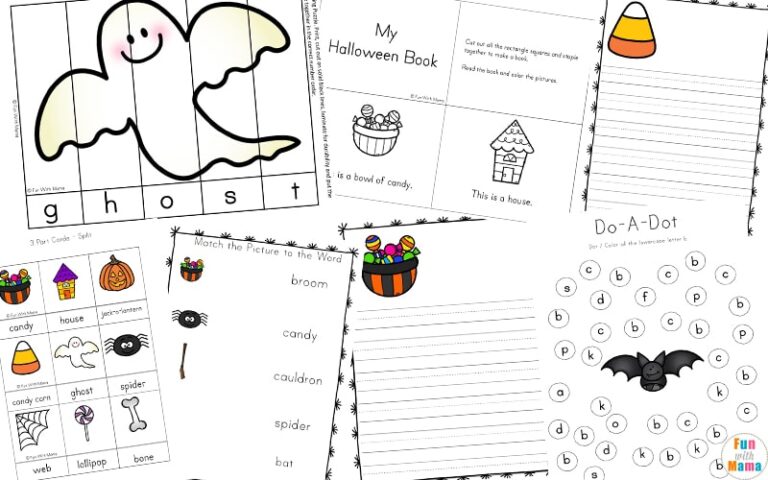 Halloween Activities For Preschoolers - Fun with Mama