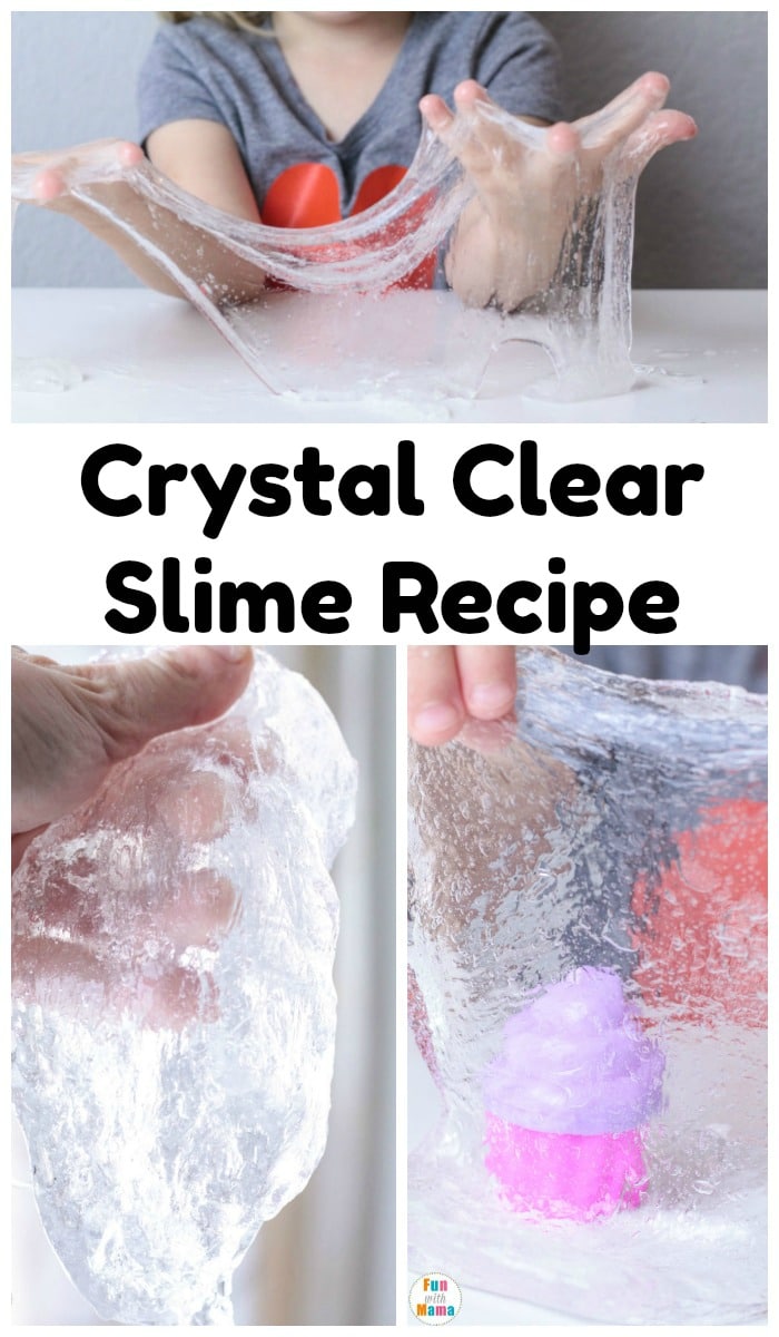 How To Make Clear Slime Easy Clear Slime Recipe Fun With