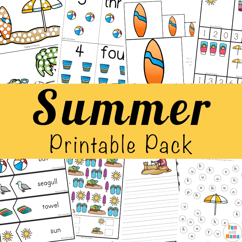 Printable Summer Kids Activities Fun with Mama