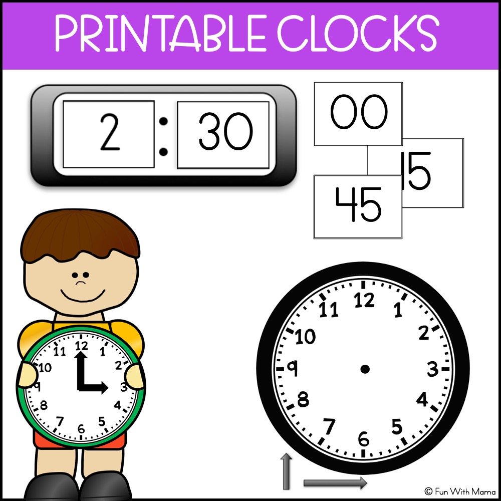 printable clocks