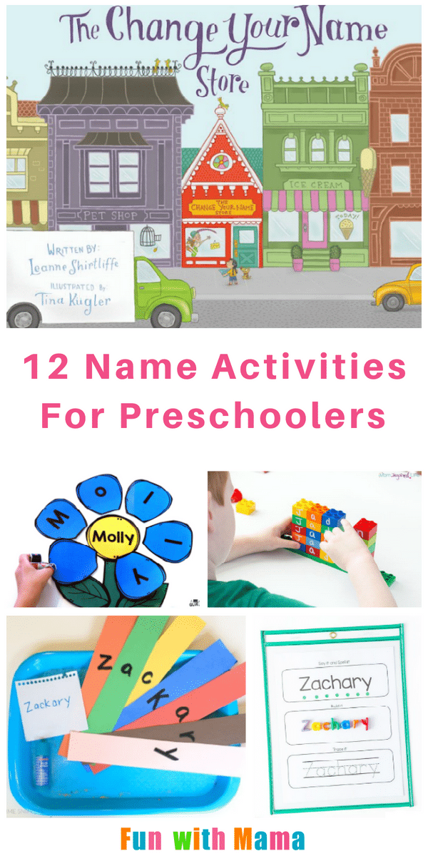 Name Activities For Preschoolers