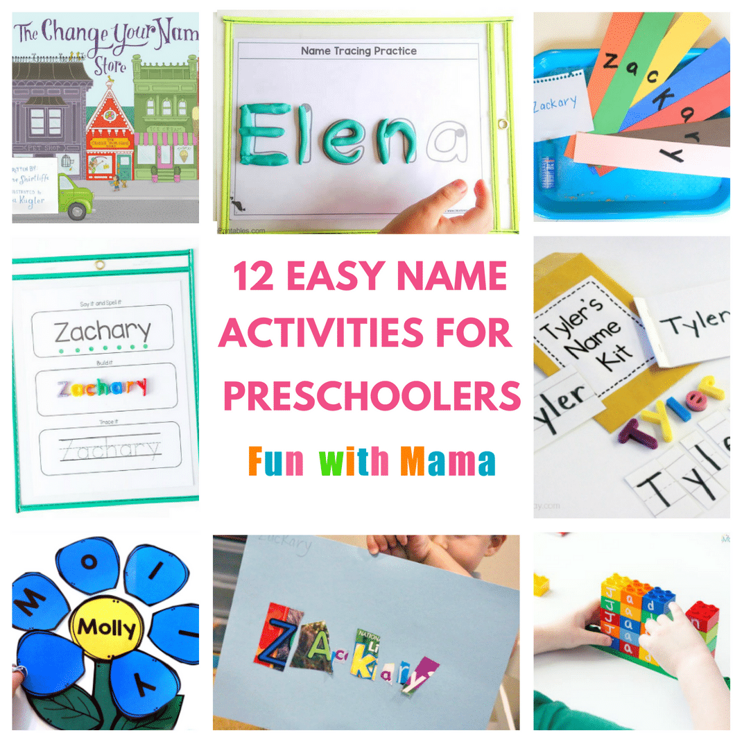 CreatePrintables - Name Playdough Mat