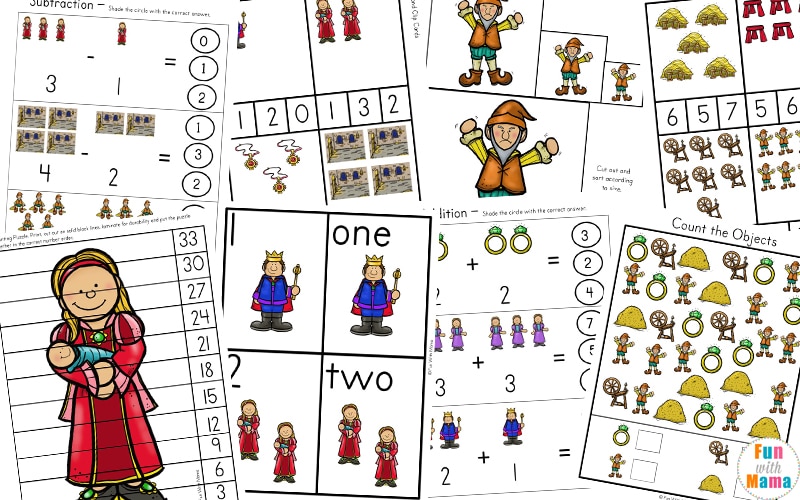 rumpelstiltskin activities for math