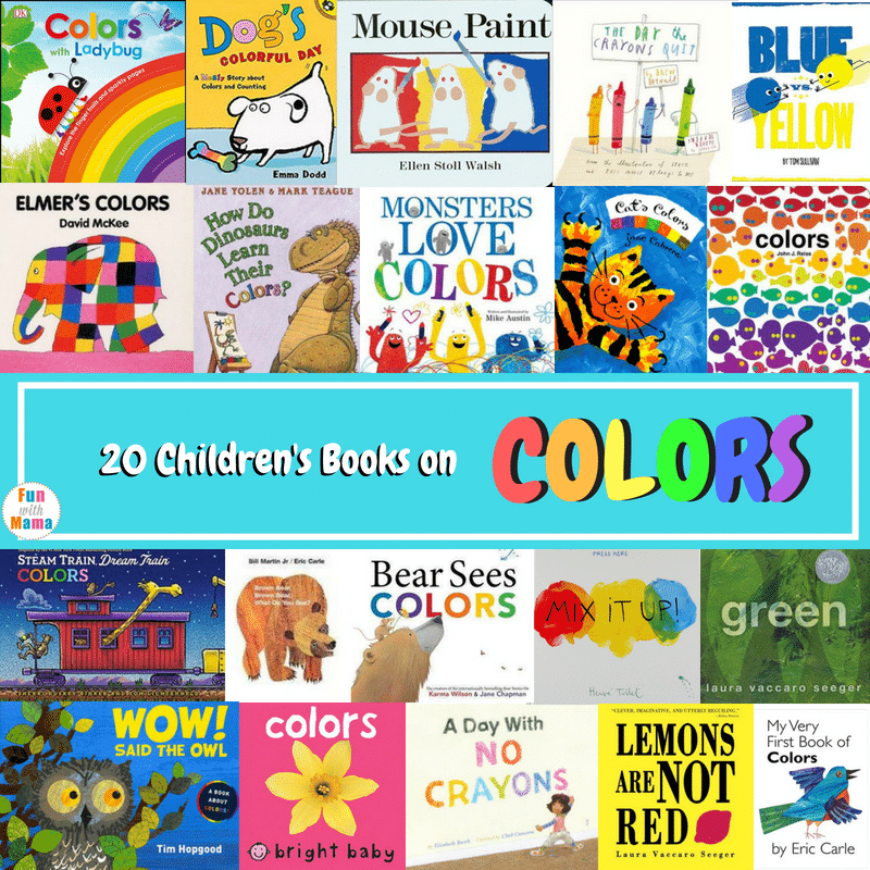 20 Children's Books about Colors! - Fun with Mama