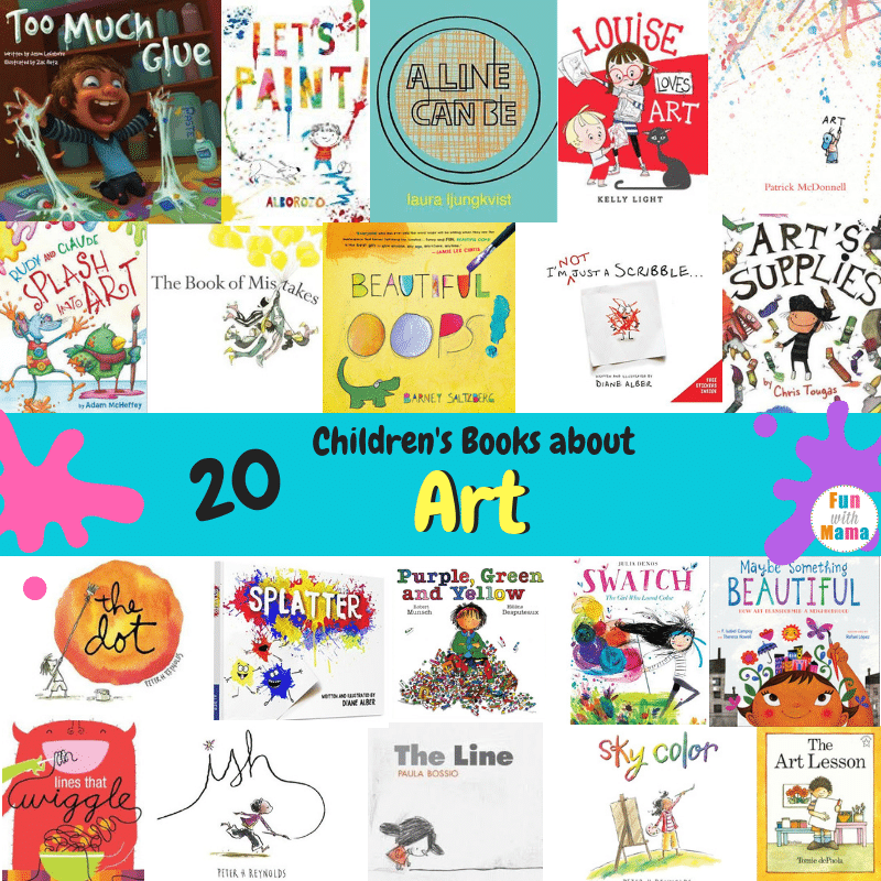 20 Children s Books about Art Fun with Mama