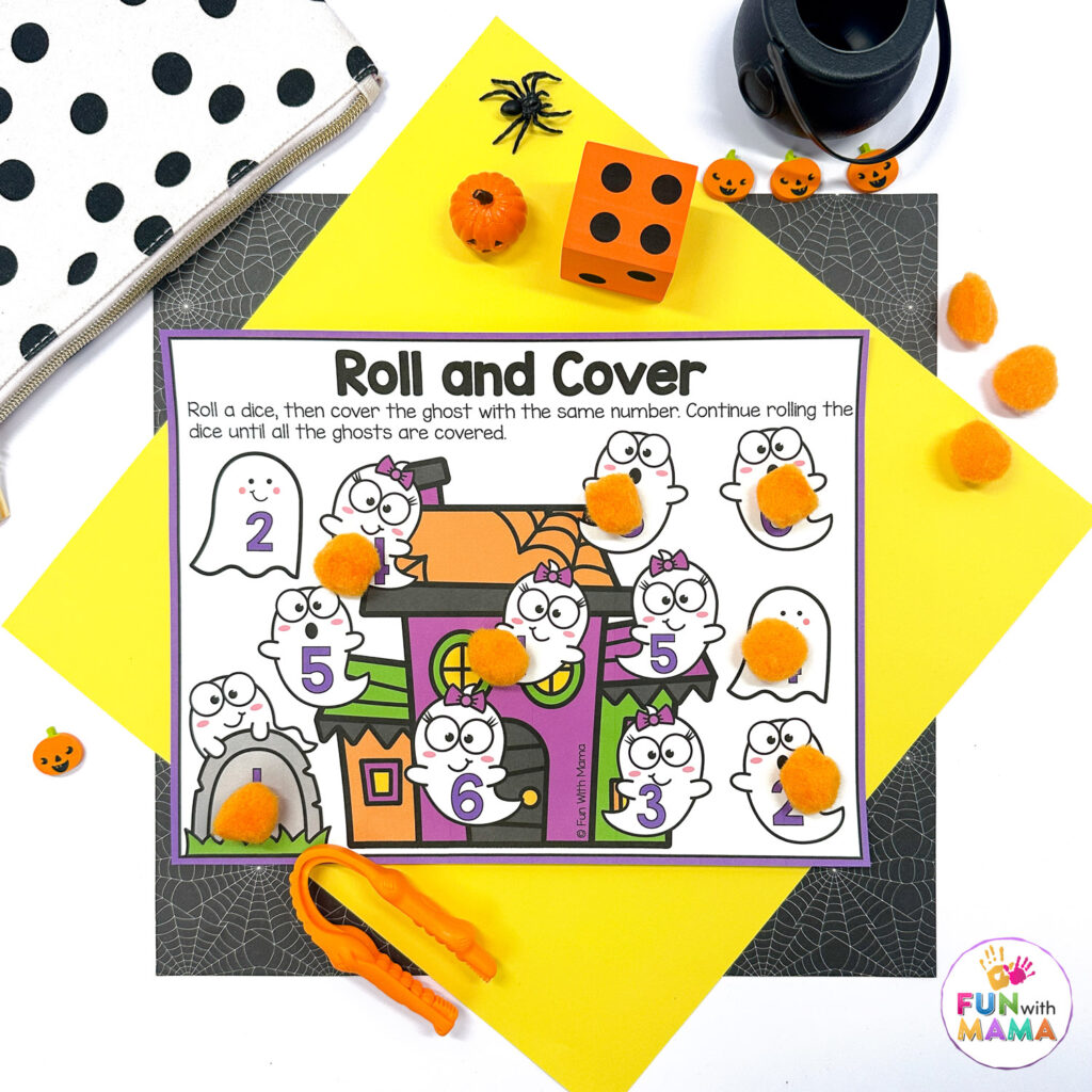 halloween dice activity