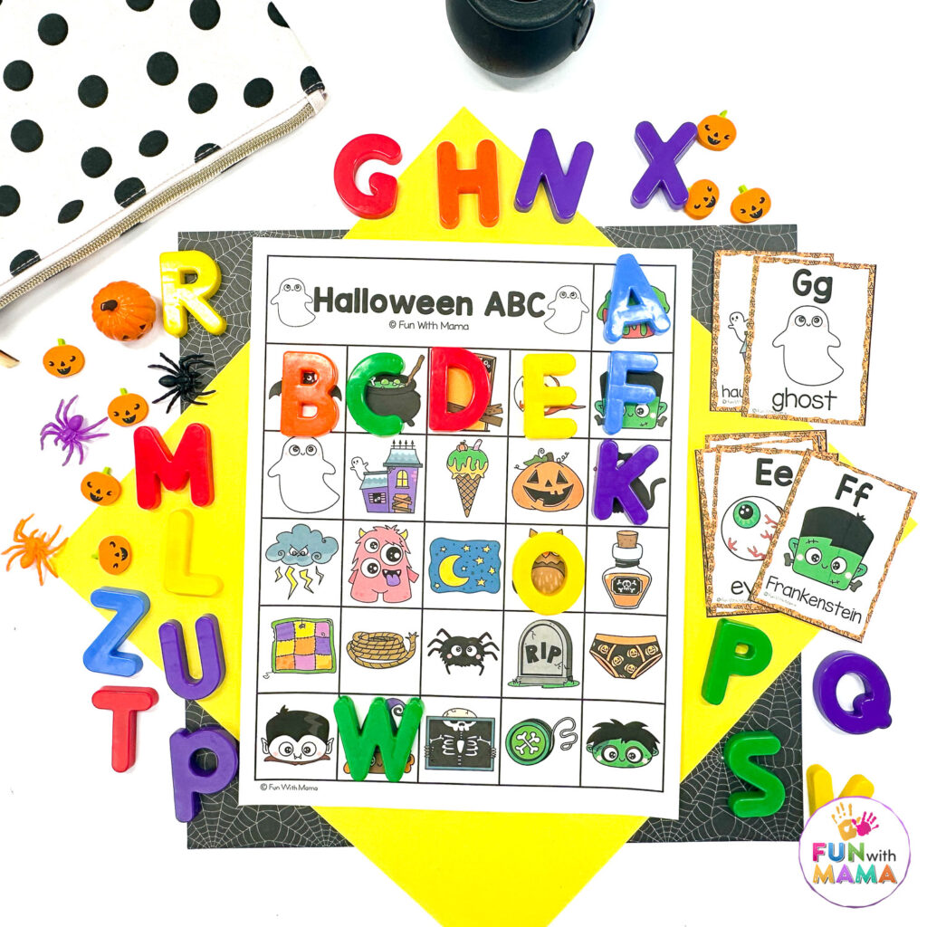 halloween alphabet activity
