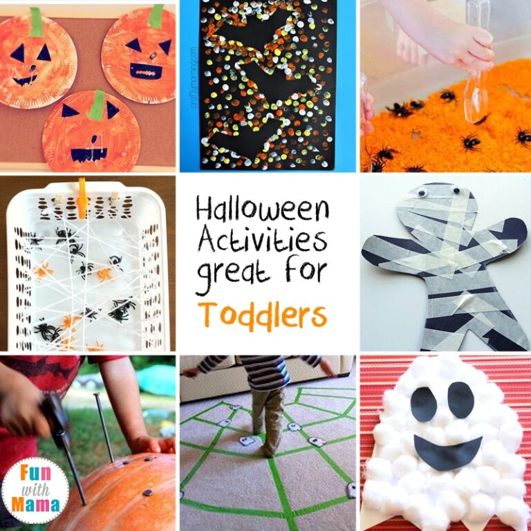 Halloween activities for toddlers - Fun with Mama