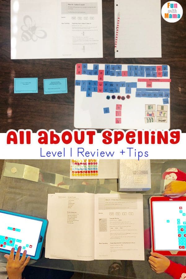 All About Spelling Level 1 Review - Fun with Mama