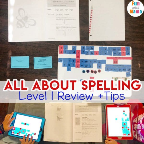 All About Spelling Level 1 Review - Fun with Mama