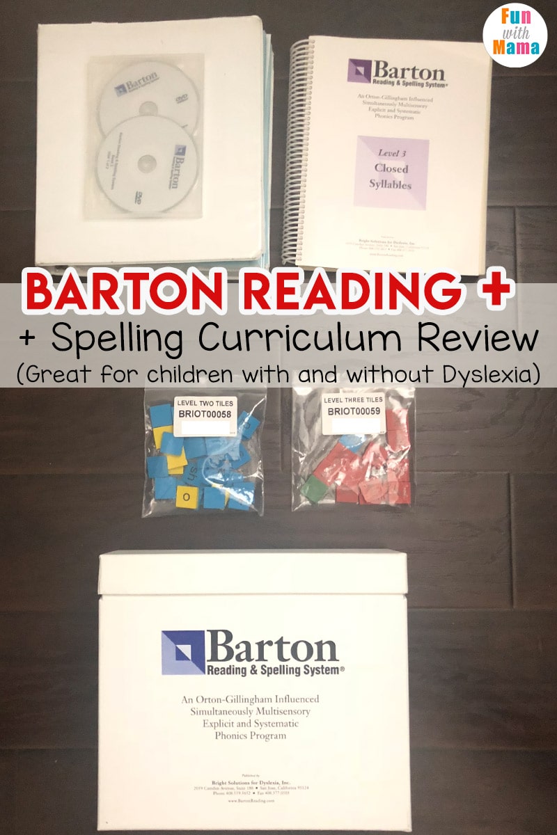 How to help a struggling speller with Barton Reading and Spelling Curriculum. Great for children with #Dyslexia #ortongillingham