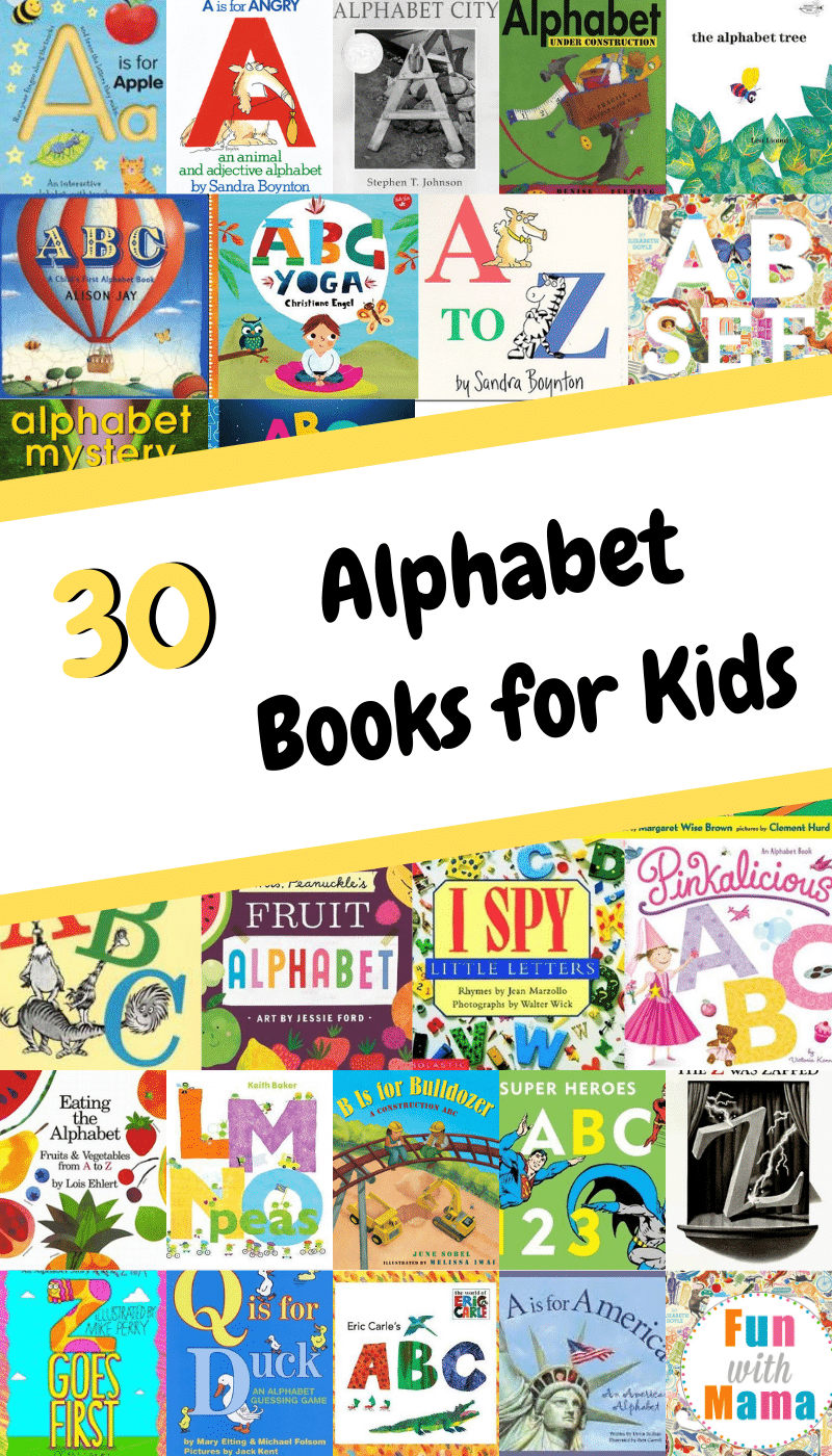 30 alphabet books for kids