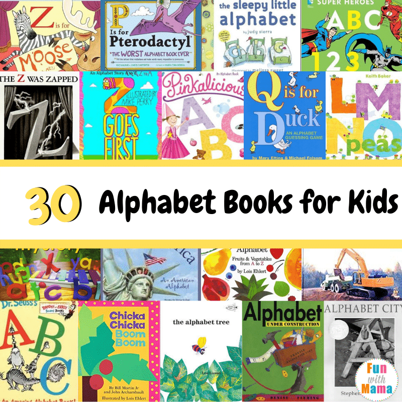 30 alphabet books for kids