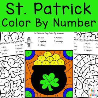 St. Patrick's Day Color by Number