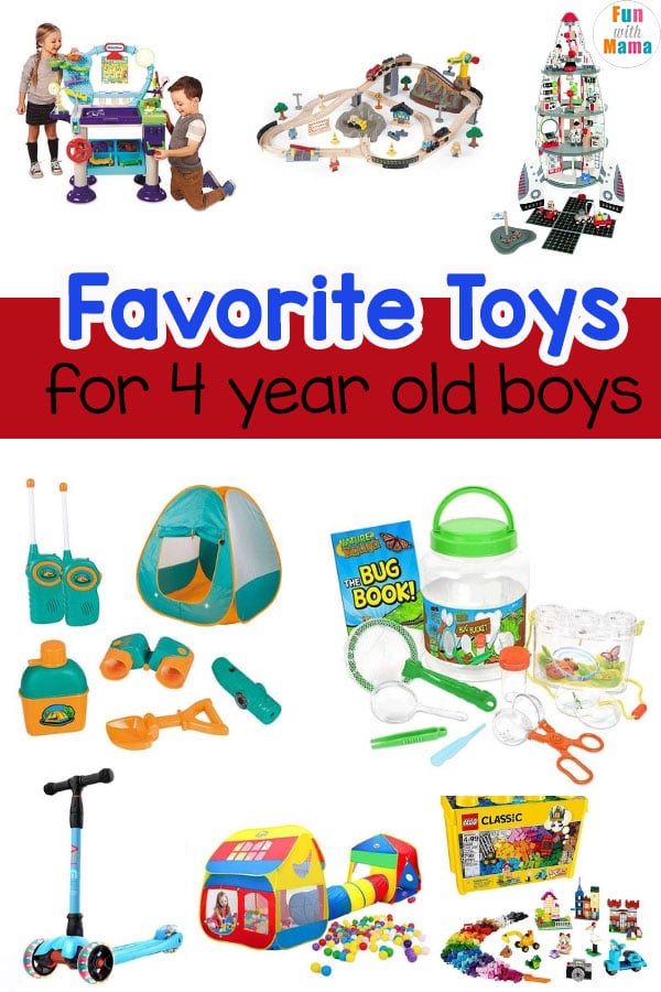 Favorite Toys For 4 Year Old Boys Fun