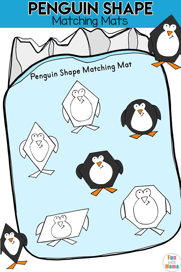 Penguin Shape Matching Mats