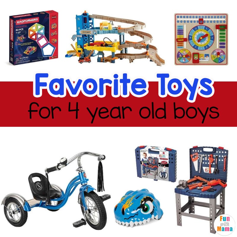 Favorite Toys For 4 Year Old Boys Fun